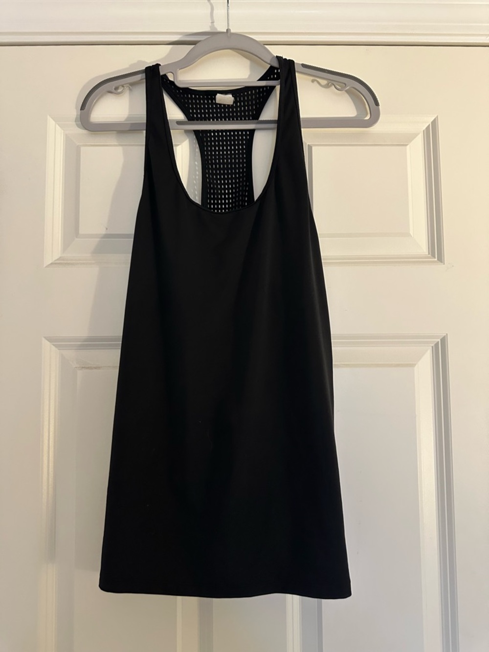GAPFit Black Perforated Racerback Tank